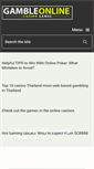 Mobile Screenshot of gamble-online-casino-games.net